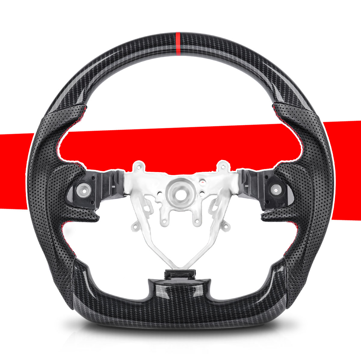 Car Accessories For Steering Wheel - Volante de fibra de carbono para