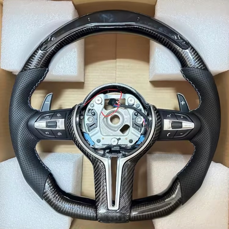 Car Accessories For Steering Wheel - Volante de carro com LED, fibra