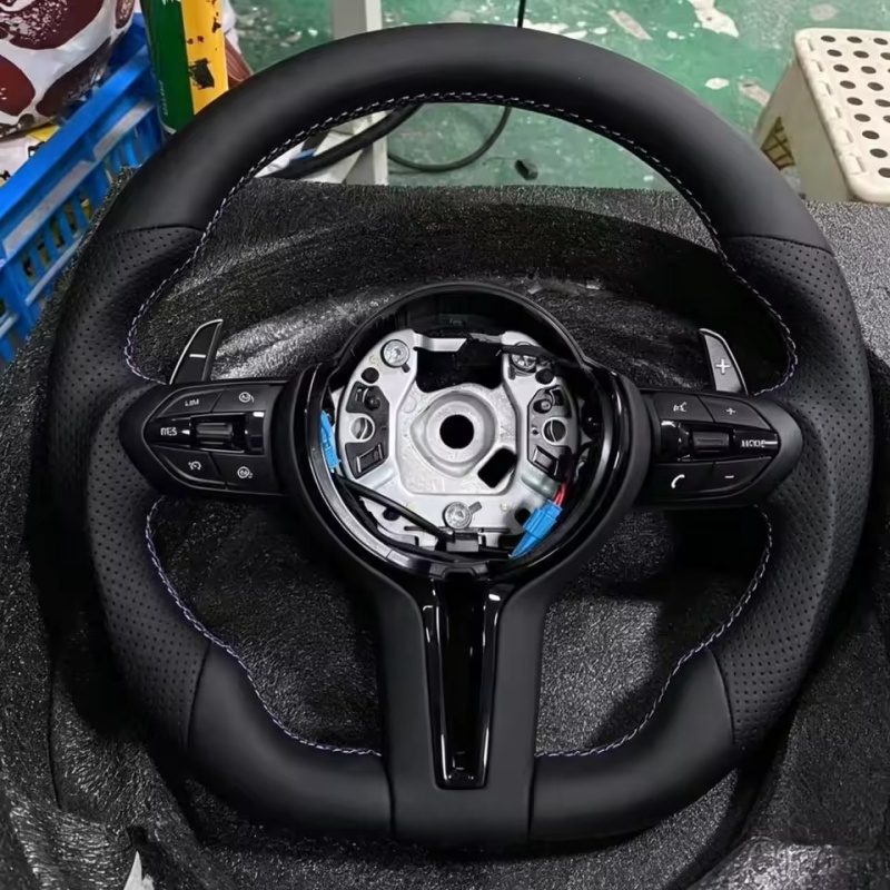 Car Accessories For Steering Wheel - Volante de Couro para Carros BMW