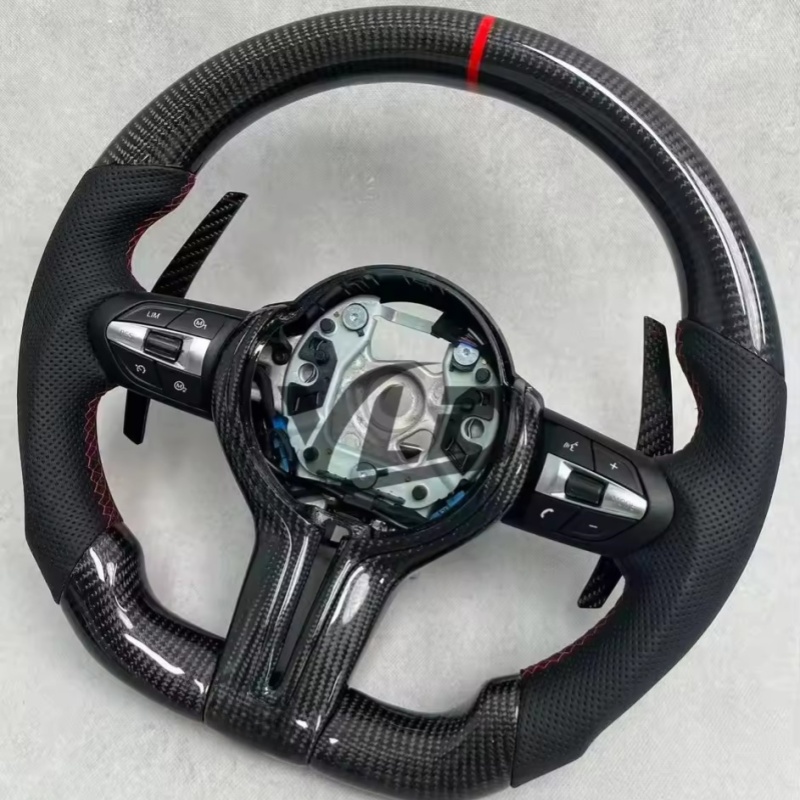 Car Accessories For Steering Wheel - Volante de carro personalizado em fibra