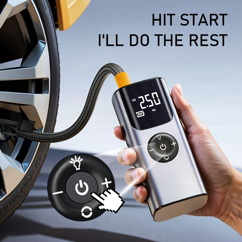 Bomba de Ar Portátil para Carr - Car Portable Tire Inflator avaliação e preço