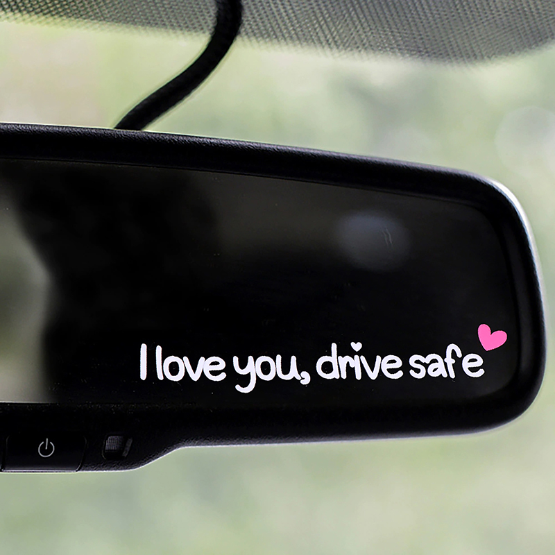 Eu te amo dirigir seguro espel - Car Accessories For Women avaliação e preço