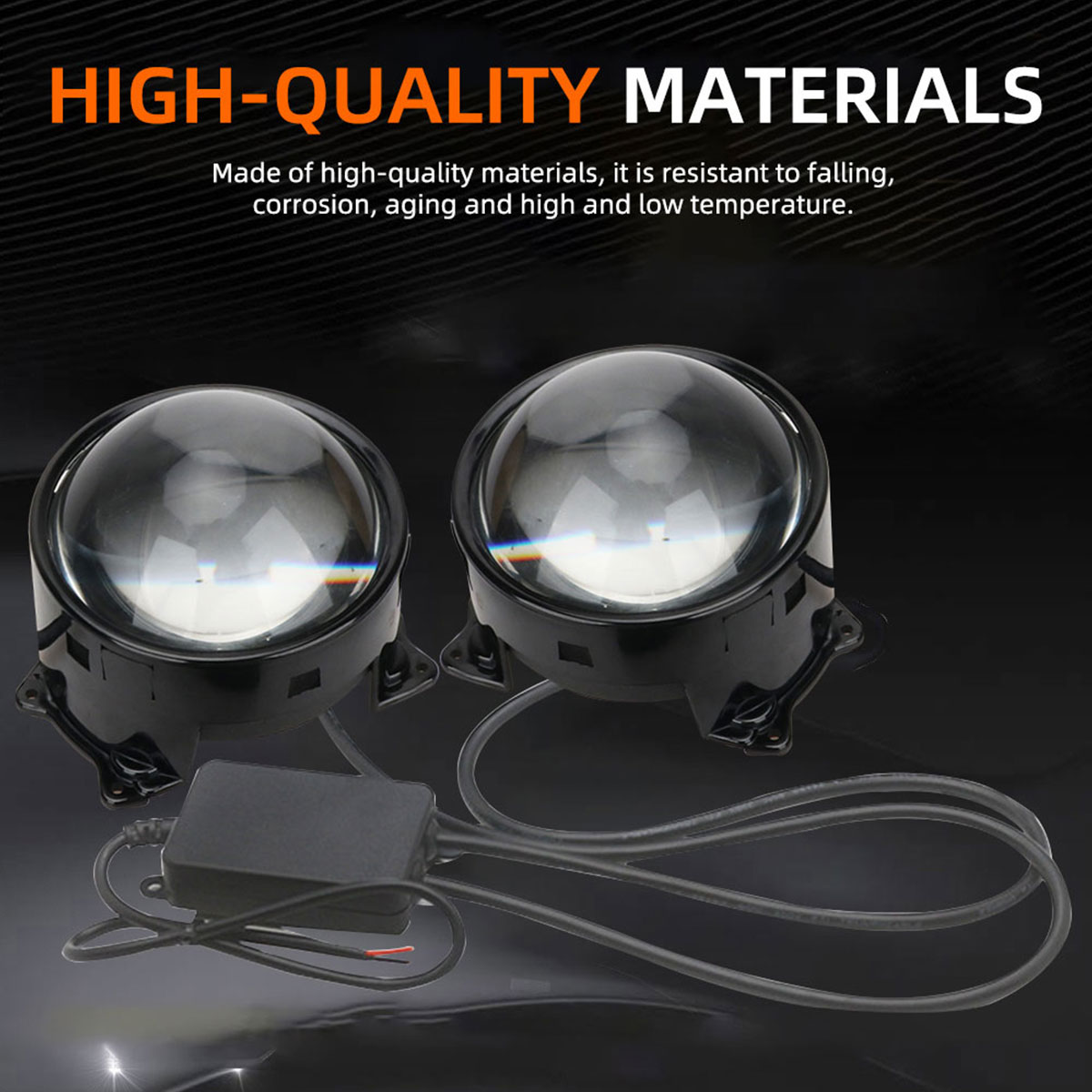 3 Polegada carro led diabo olh - Car Accessories Evil Eye avaliação e preço