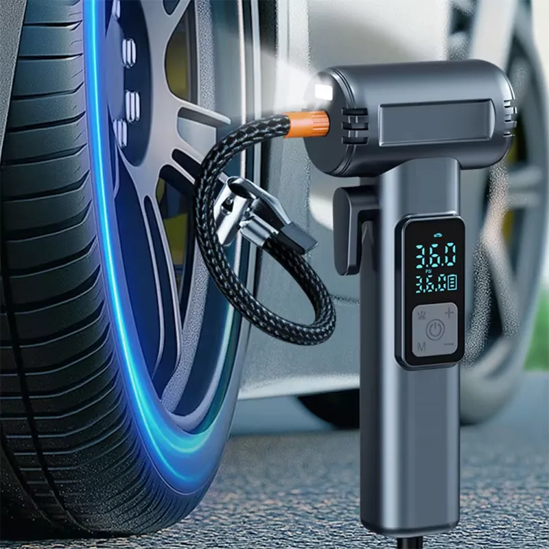Compressor de Ar Portátil Pers - Tire Pressure Monitor avaliação e preço