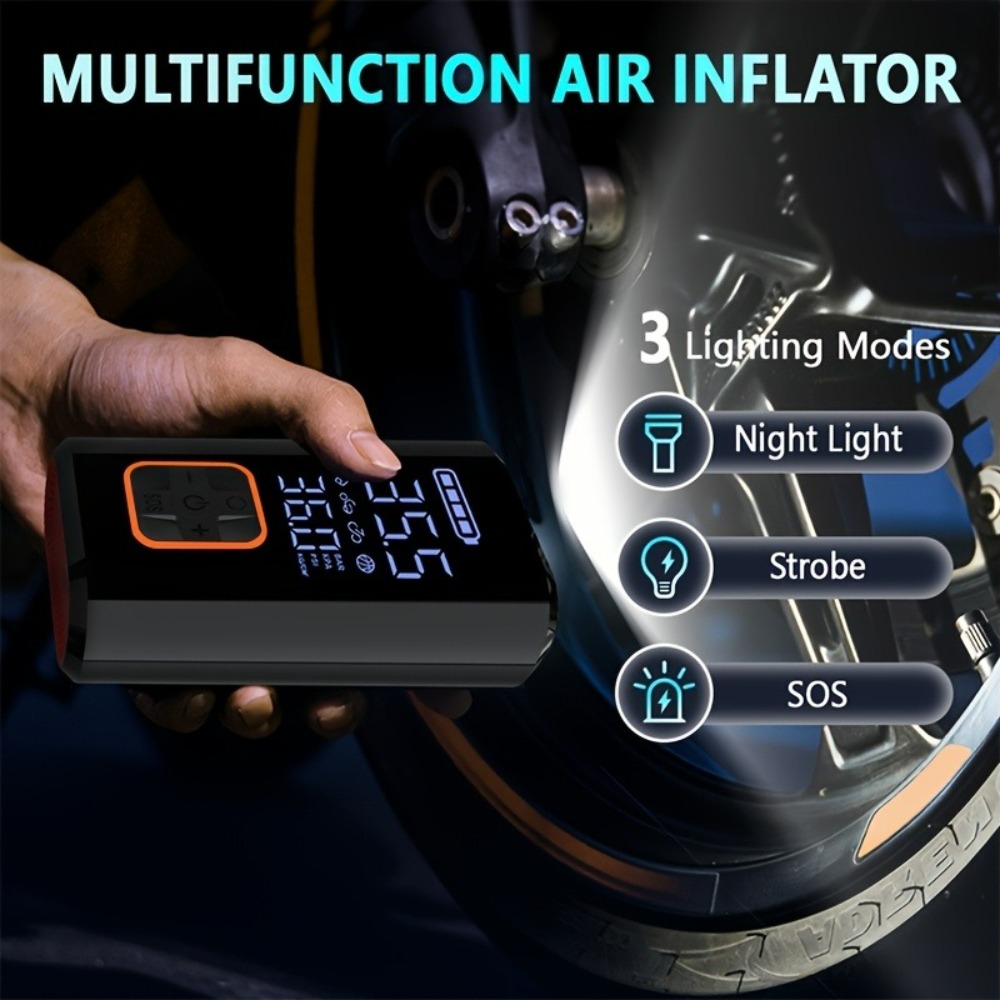 Compressor de Ar Portátil Sem  - Car Portable Tire Inflator avaliação e preço