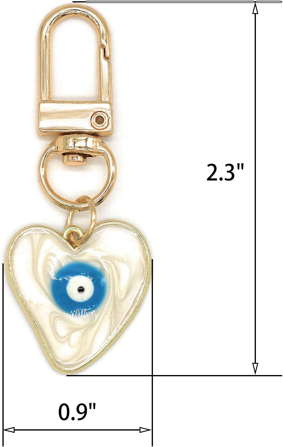 Chaveiros Olho Grego e Coração - Car Accessories Evil Eye avaliação e preço