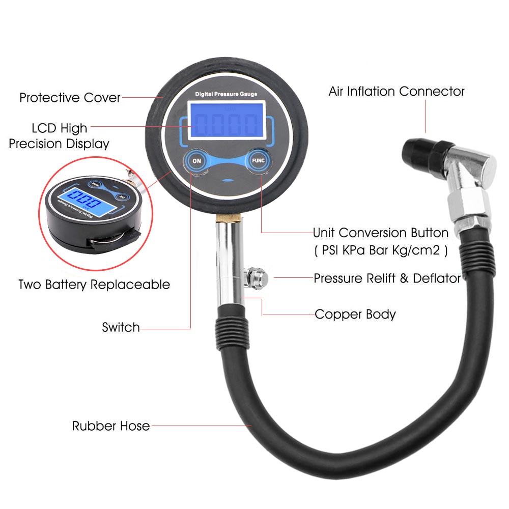 Motocicleta Manômetro dos Pneu - Tire Pressure Monitor avaliação e preço