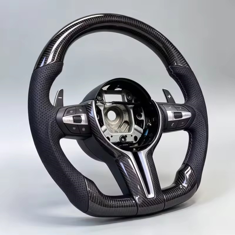Volante de Carro em Fibra de C - Car Accessories For Steering Wheel avaliação e preço