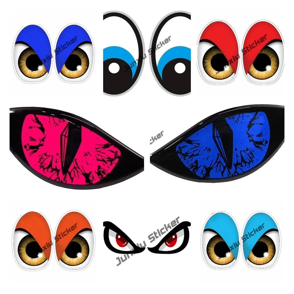 Adesivo reflexivo 3d mau olhos - Car Accessories Evil Eye avaliação e preço