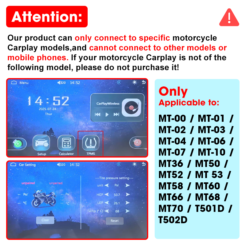 Jansite motocicletas tpms proj - Tire Pressure Monitor avaliação e preço