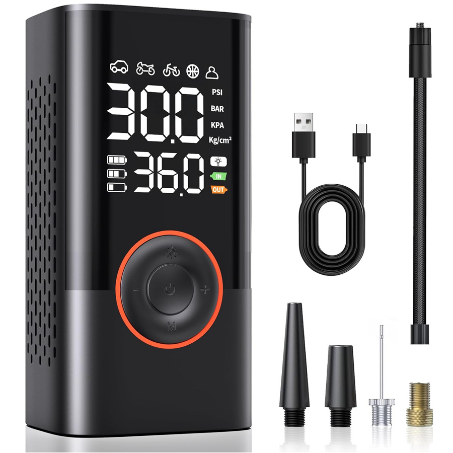 Bomba de Ar Inteligente Sem Fi - Car Portable Tire Inflator avaliação e preço