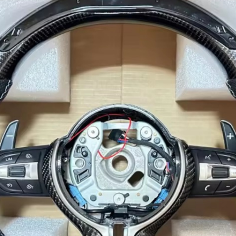 Volante de carro com LED, fibr - Car Accessories For Steering Wheel avaliação e preço