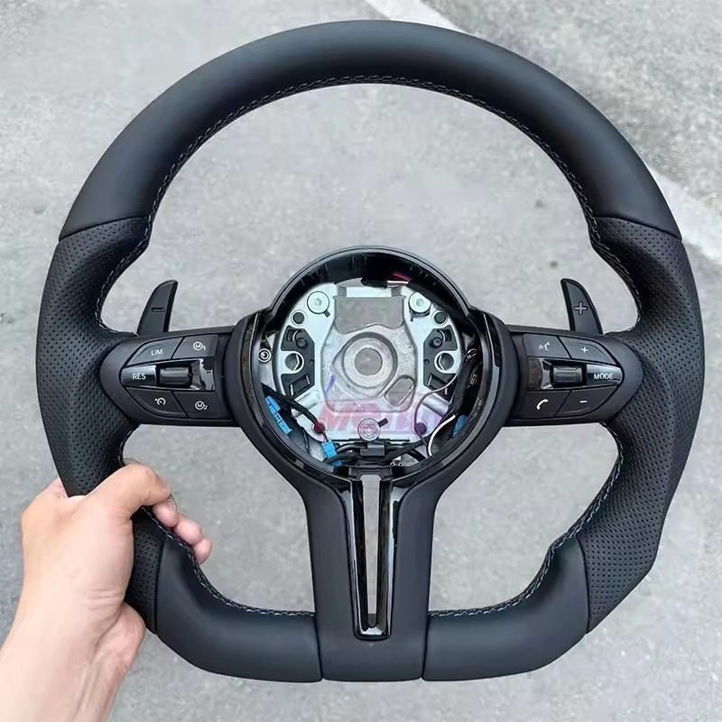 Volante de couro para BMW F10  - Car Accessories For Steering Wheel avaliação e preço