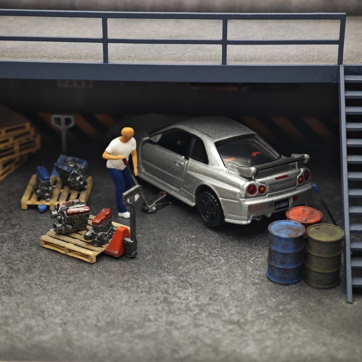 1:64 decorações de cena de loj - Car Accessories Shop avaliação e preço