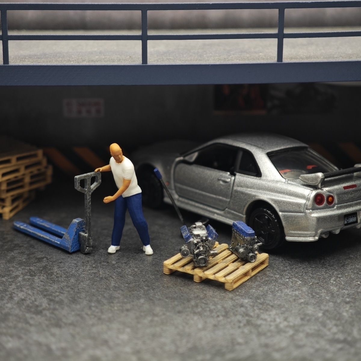 1:64 decorações de cena de loj - Car Accessories Shop avaliação e preço