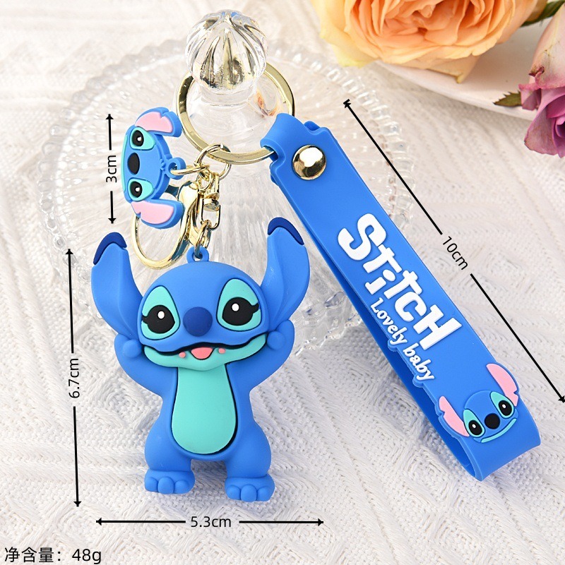 Chaveiro Kawaii Lilo & Stitch, - Car Accessories For Women avaliação e preço
