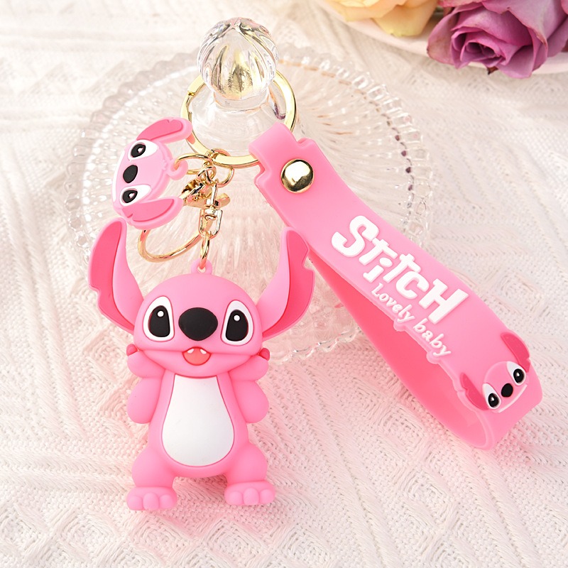 Chaveiro Kawaii Lilo & Stitch, - Car Accessories For Women avaliação e preço