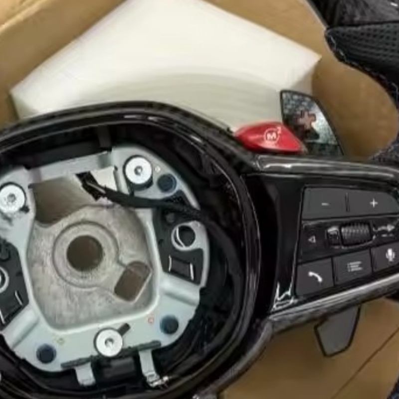 Volante de Carro em Fibra de C - Car Accessories For Steering Wheel avaliação e preço