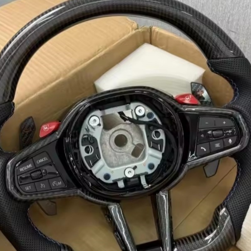 Volante de Carro em Fibra de C - Car Accessories For Steering Wheel avaliação e preço