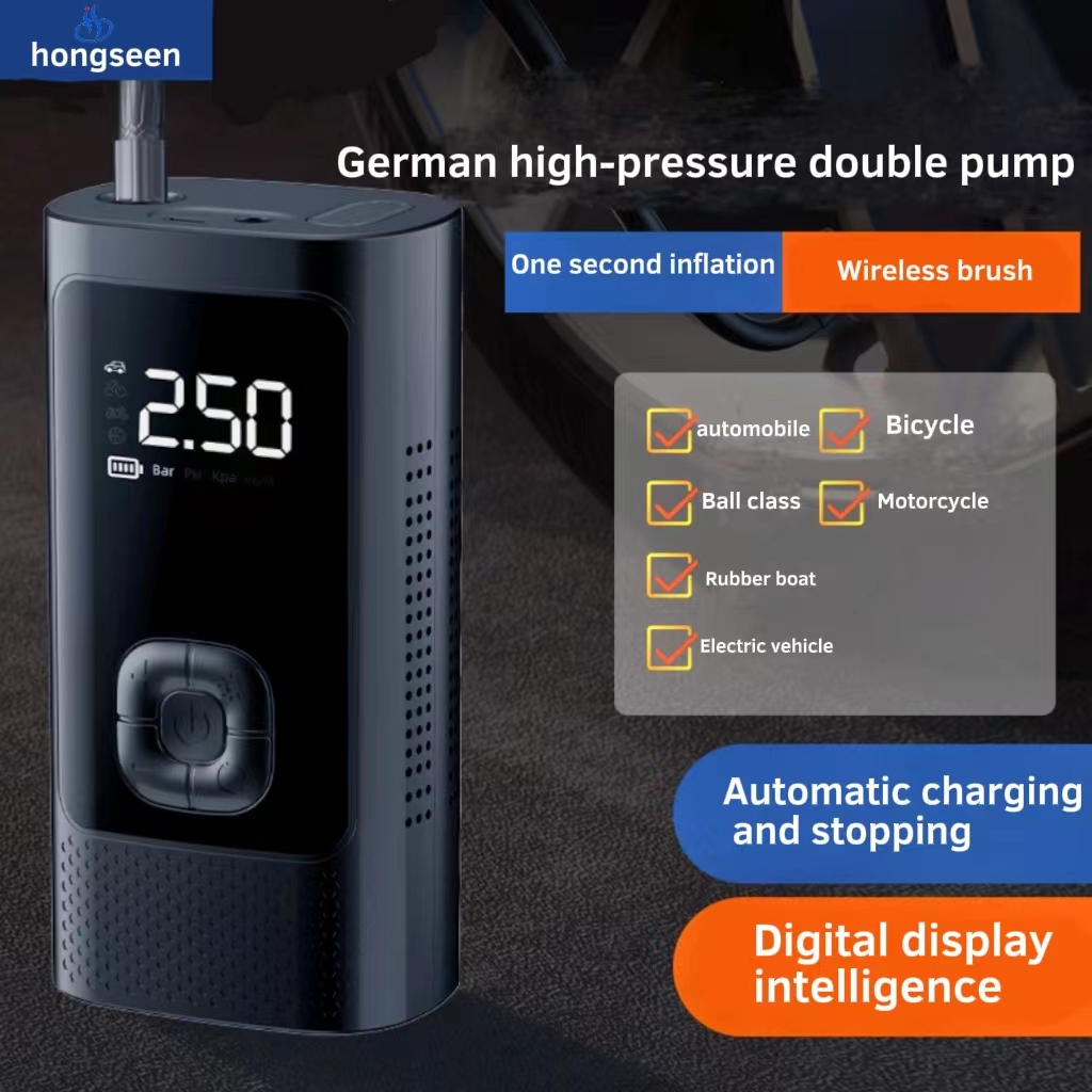 Bomba de Ar Portátil 150psi pa - Car Portable Tire Inflator avaliação e preço
