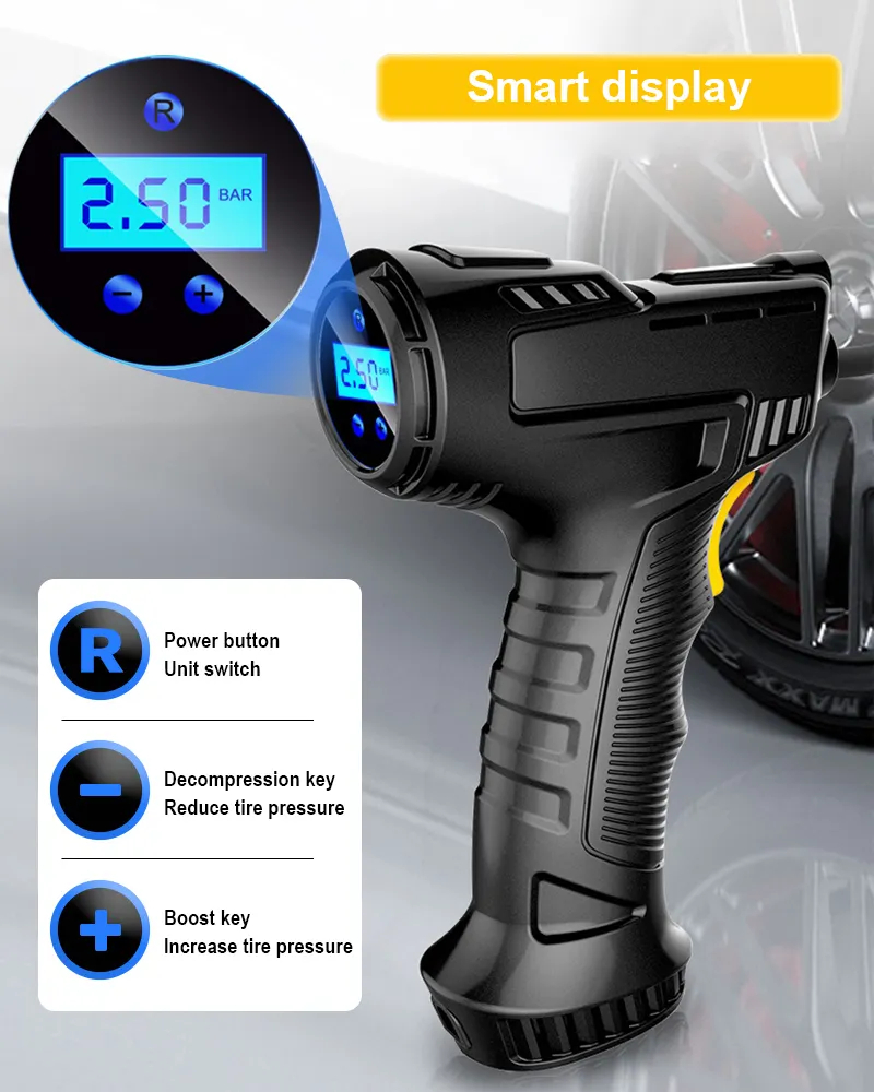 Compressor de Ar Automático pa - Car Portable Tire Inflator avaliação e preço
