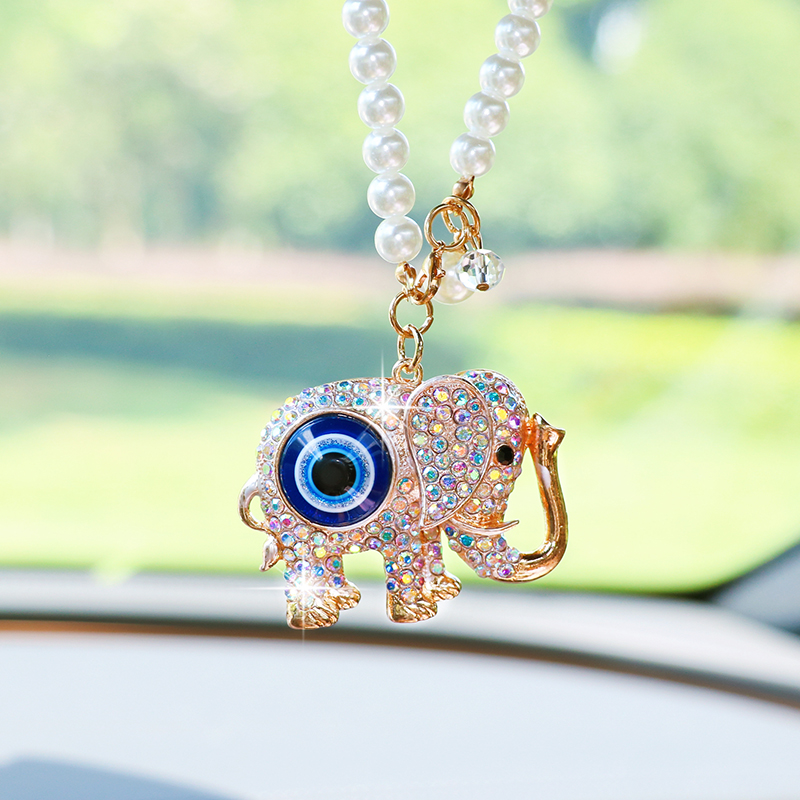 Pingente criativo de espelho r - Car Accessories Evil Eye avaliação e preço