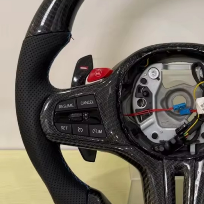 Volante de Carro em Fibra de C - Car Accessories For Steering Wheel avaliação e preço